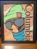 8"x10" "COLUMBIA CHILL" Framed Art. Art by Seaborn  Designs.
