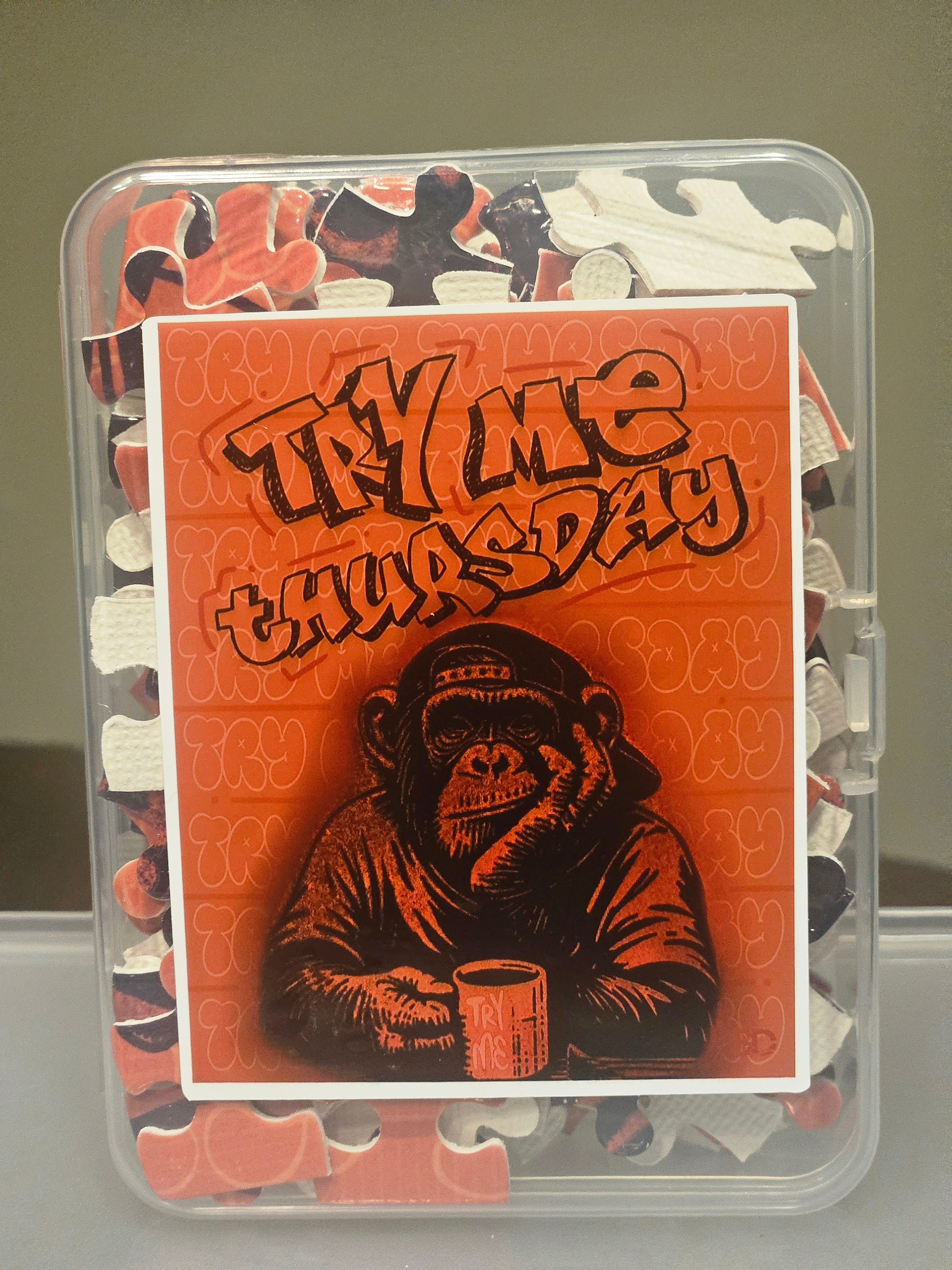 5pk "Work Emotion Puzzle Series" 7.87"×9.84"-120pcs Puzzle.Art by Seaborn Designs.