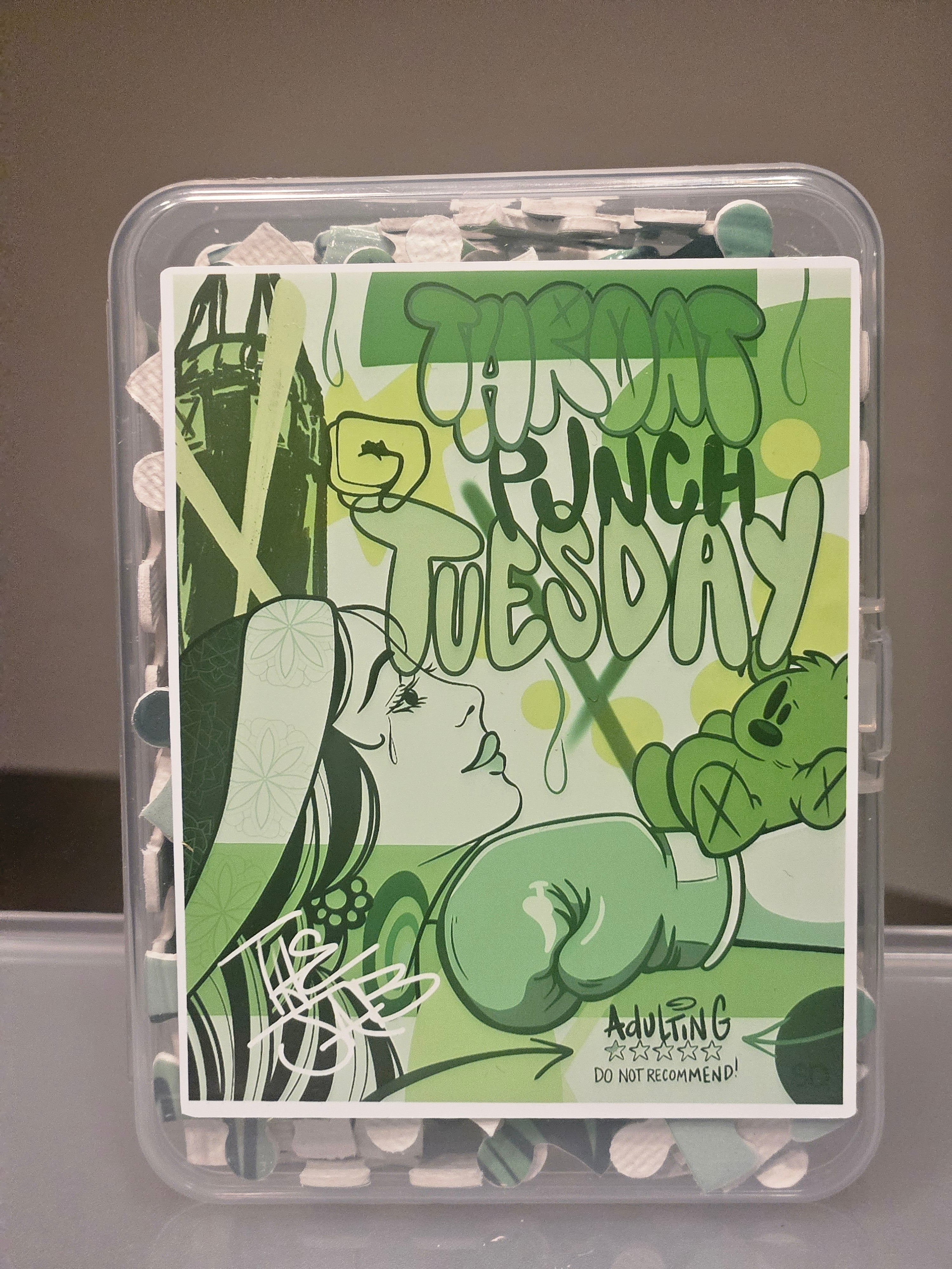 5pk "Work Emotion Puzzle Series" 7.87"×9.84"-120pcs Puzzle.Art by Seaborn Designs.